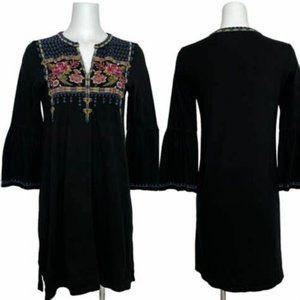 Johnny Was Axton Flare Sleeve Tunic Dress